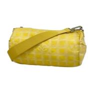 Chanel Vintage Pre-owned Tyg chanel-vskor Yellow, Dam