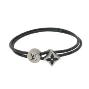 Louis Vuitton Vintage Pre-owned Tyg armband Black, Dam