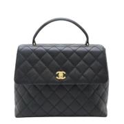 Chanel Vintage Pre-owned Laeder chanel-vskor Black, Dam