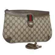 Gucci Vintage Pre-owned Laeder gucci-vskor Beige, Dam