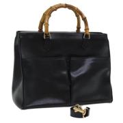 Gucci Vintage Pre-owned Laeder handvskor Black, Dam