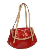 Louis Vuitton Vintage Pre-owned Laeder axelremsvskor Red, Dam