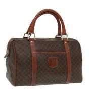 Celine Vintage Pre-owned Laeder handvskor Brown, Dam