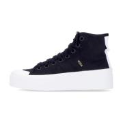 Adidas Core Black High Top Sneakers Black, Dam