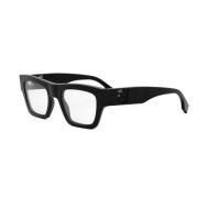 Fendi Stiliga Glasögon för Modeentusiaster Black, Unisex