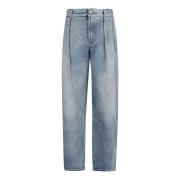 Balmain Blå Jeans för Kvinnor Aw24 Blue, Dam