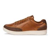 Boggi Milano Mocka Läder Låga Sneakers Brown, Herr