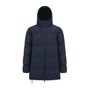 Herno Impact Hooded Parka Blue, Herr