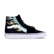 Vans Glow Flame Hög Topp Sneakers Black, Dam