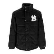 New Era Cord Puffer Jacka Navy/Vit Black, Herr