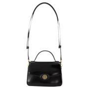 Tory Burch Laeder handvskor Black, Dam