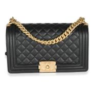 Chanel Vintage Pre-owned Laeder chanel-vskor Black, Dam