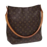 Louis Vuitton Vintage Pre-owned Canvas handvskor Brown, Dam