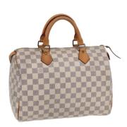 Louis Vuitton Vintage Pre-owned Canvas louis-vuitton-vskor White, Dam