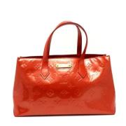 Louis Vuitton Vintage Pre-owned Tyg louis-vuitton-vskor Orange, Dam