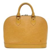 Louis Vuitton Vintage Pre-owned Laeder handvskor Yellow, Dam