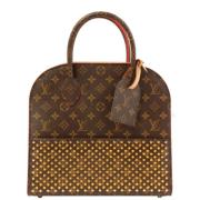 Louis Vuitton Vintage Pre-owned Tyg totevskor Brown, Dam