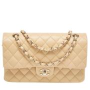 Chanel Vintage Pre-owned Laeder chanel-vskor Beige, Dam