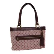 Louis Vuitton Vintage Pre-owned Canvas louis-vuitton-vskor Pink, Dam