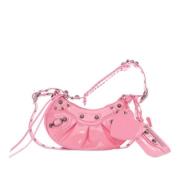 Balenciaga Vintage Pre-owned Laeder crossbodyvskor Pink, Dam