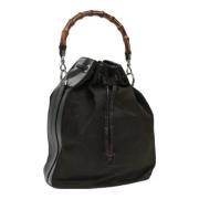 Gucci Vintage Pre-owned Tyg handvskor Brown, Dam