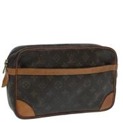 Louis Vuitton Vintage Pre-owned Canvas kuvertvskor Brown, Dam