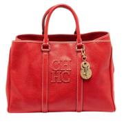 Carolina Herrera Pre-owned Pre-owned Laeder handvskor Red, Dam