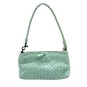 Bottega Veneta Vintage Pre-owned Tyg handvskor Blue, Dam