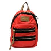 Marc Jacobs Pre-owned Pre-owned Nylon ryggsckar Red, Dam