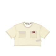 Fila Sweet Corn Cropped Tee Dam T-shirt Beige, Dam