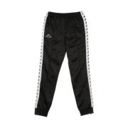 Kappa Slim Herr Tracksuit Byxor Svart/Vit Black, Herr