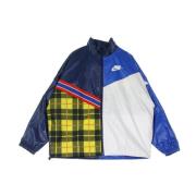 Nike Blå Windbreaker Jacka för Kvinnor Multicolor, Dam