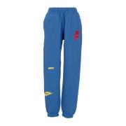 Nike Marina Blue/Black Fleece Tracksuit Byxor Blue, Herr