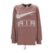 Nike Lätt Crewneck Tröja Dam Smokey Mauve Purple, Dam