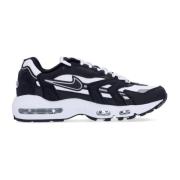 Nike Vit/Svart låg sneaker Air Max Black, Herr