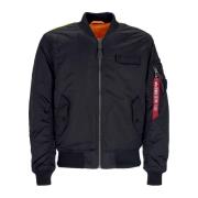 Alpha Industries Reversible Bomber Jacket Black Fighter Squadron Black...