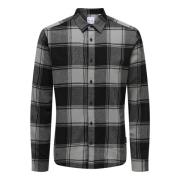 Only & Sons Gudmund Flanellskjorta Gray, Herr