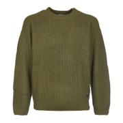 Carhartt Wip Stiliga Crew Neck Sweaters Green, Herr