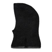 Co'Couture Svart Stickad Balaclava Black, Dam