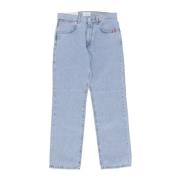 Amish Slitna blekta herrjeans Blue, Herr