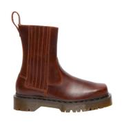 Dr. Martens Eleganta Läder Ankelboots Brown, Dam