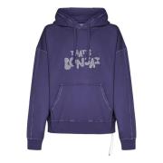 Bonsai Lila Broderad Logotyp Hoodie Aw24 Purple, Herr