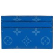 Louis Vuitton Vintage Pre-owned Laeder plnbcker Blue, Herr