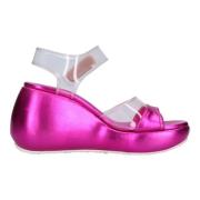 Casadei Med klack Fuchsia Pink, Dam