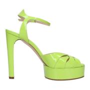 Casadei Sandaler Grön Green, Dam