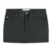 Ami Paris Jeanskjol Black, Dam