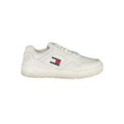 Tommy Hilfiger Vita polyester sneakers med kontrastdetaljer White, Dam