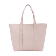 Tommy Jeans Metall Logo City Tote Bag Pink, Dam