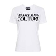 Versace Jeans Couture Vit T-shirt för kvinnor White, Dam