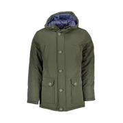 North Sails Green Cotton Jacket Green, Herr